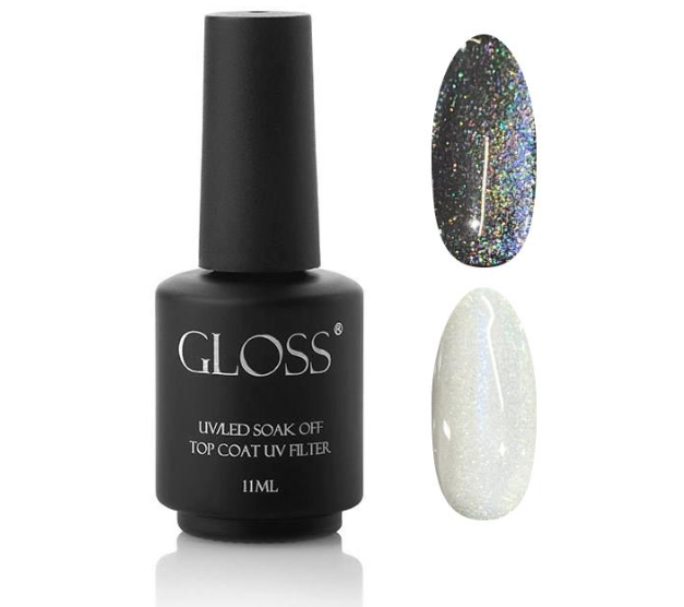 Топ для гель-лаку GLOSS Holographic top coat 11 мл (9129)