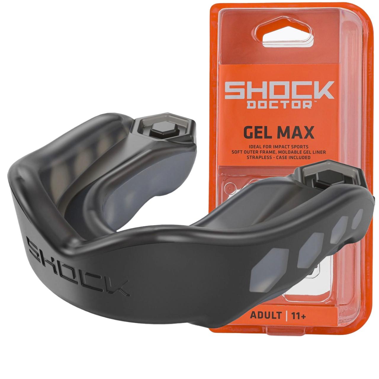 Капа Shock Doctor Gel Max доросла вік 11+ Black (6210-BK-AD)