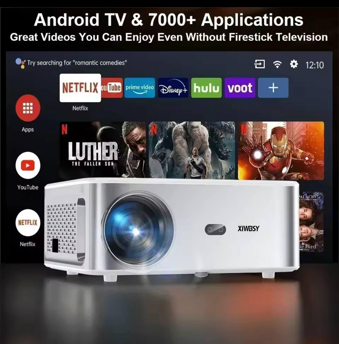 Проектор Xiwbsy Horlat T04 Full HD 1080P LCD - фото 4