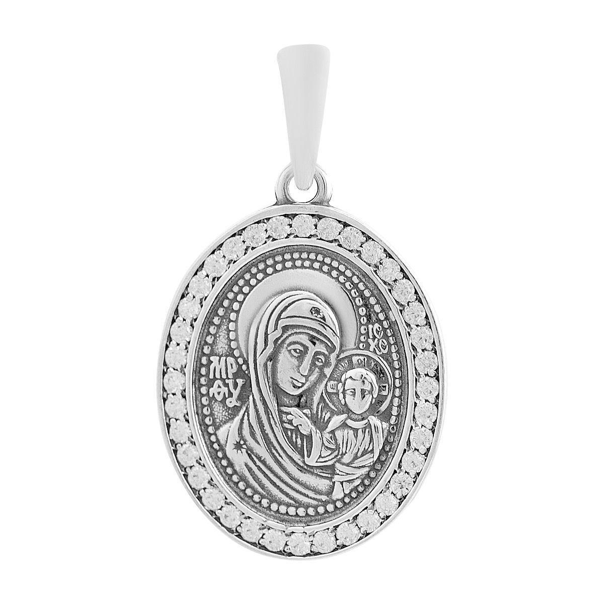 Срібна підвіска Tiva з фіанітами (2156970)