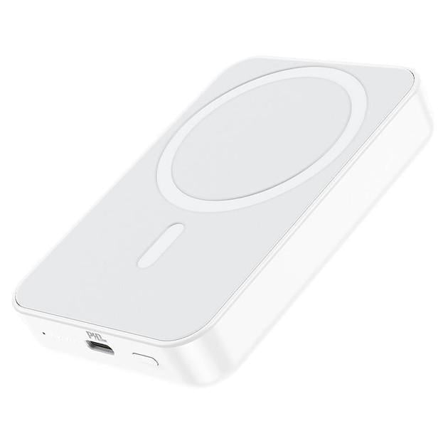 Повербанк магнитный Borofone BJ25 Plus Reach magnetic wireless 10000 mAh Белый (2244852777)