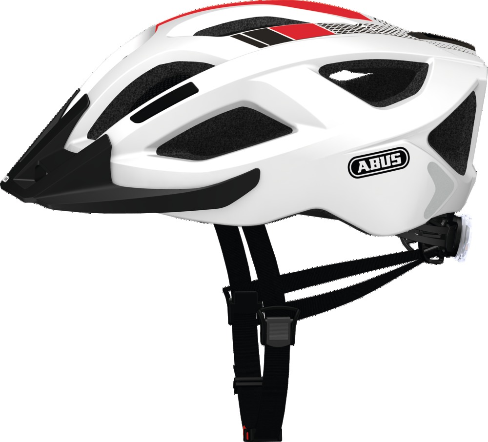 Шолом велосипедний ABUS ADURO 2.0 S 51-55 Race White