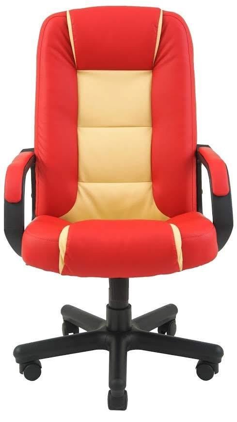 Крісло офісне комп'ютерне Chelsea Fly 2218-2230 ПлаStick М2 AnyFix Помаранчево-чорний - фото 2