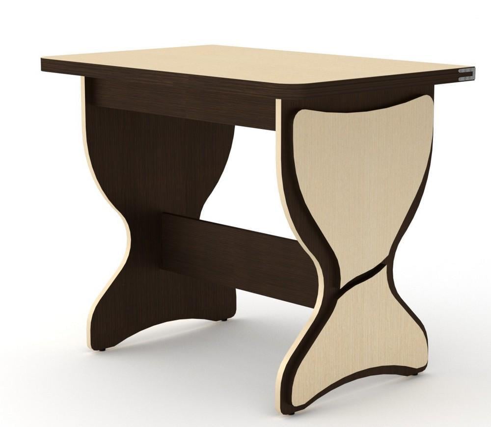 Стол кухонный раскладной Компанит КС-4 Венге комби (11659)