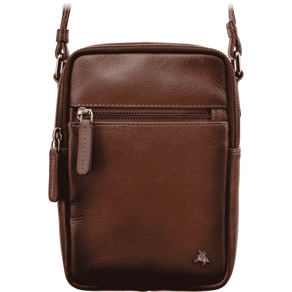 Чоловіча сумка шкіряна Visconti AT43 Gianni Burnish Tan ( AT43 B/TAN)