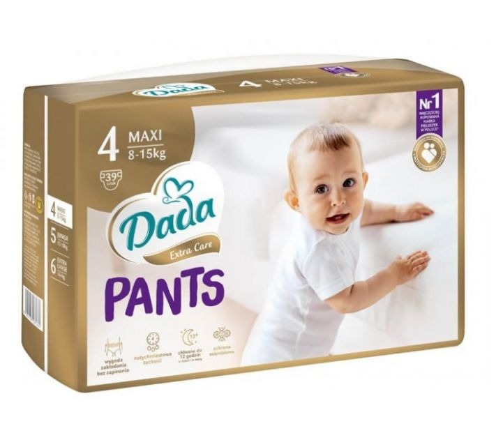 Подгузники-трусики Dada Extra Care Pants 4 Maxi 8-15 кг 39 шт. (081604) - фото 1