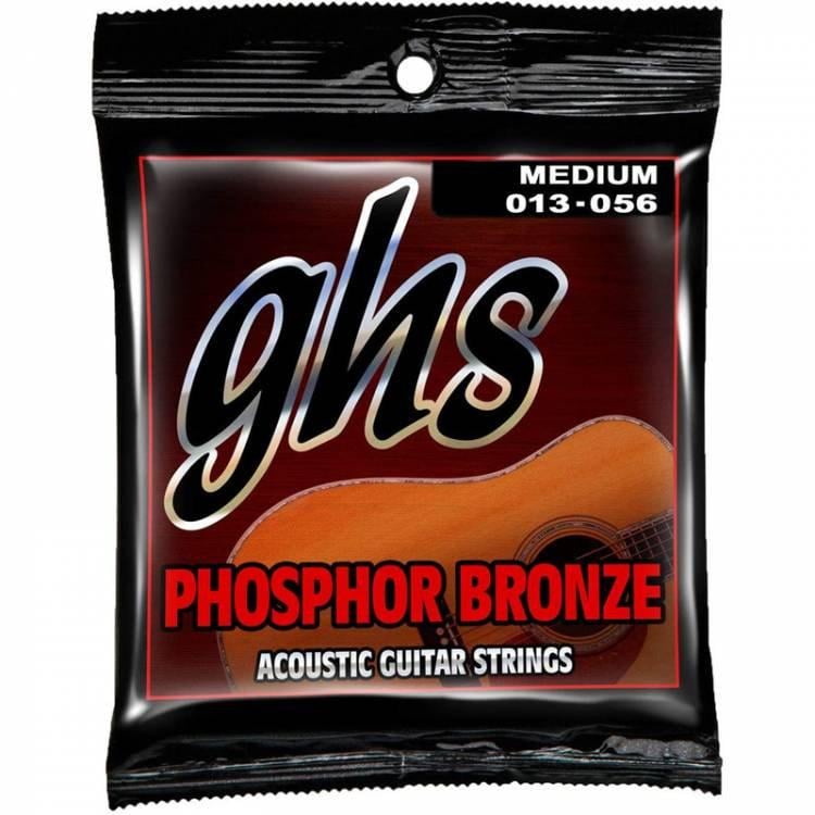 Струны для акустической гитары GHS Phosphor Bronze S335 13-56 (112647) - фото 1 Струны для акустической гитары GHS Phosphor Bronze S335 13-56 (112647) - фото 1