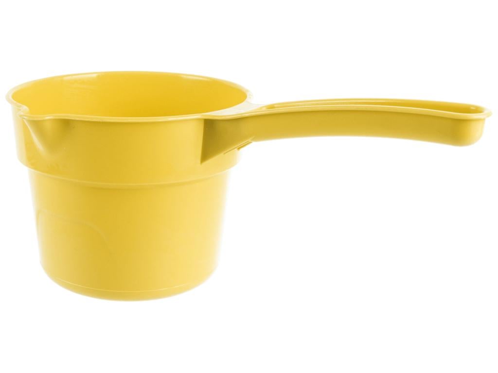 Ковшик пластиковый 1,5л Желтый (MCS-BK010-5)