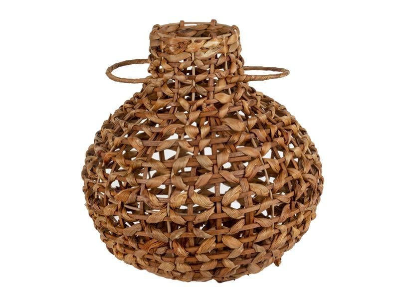 Ваза Lefard натуральное волокно 25х24х24 см Коричневый (821-177)