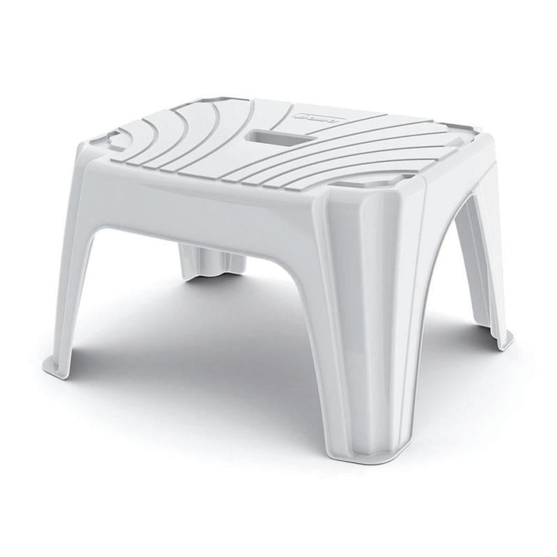 Табурет пластиковий Step 2 45x35x25 см Білий (4023)