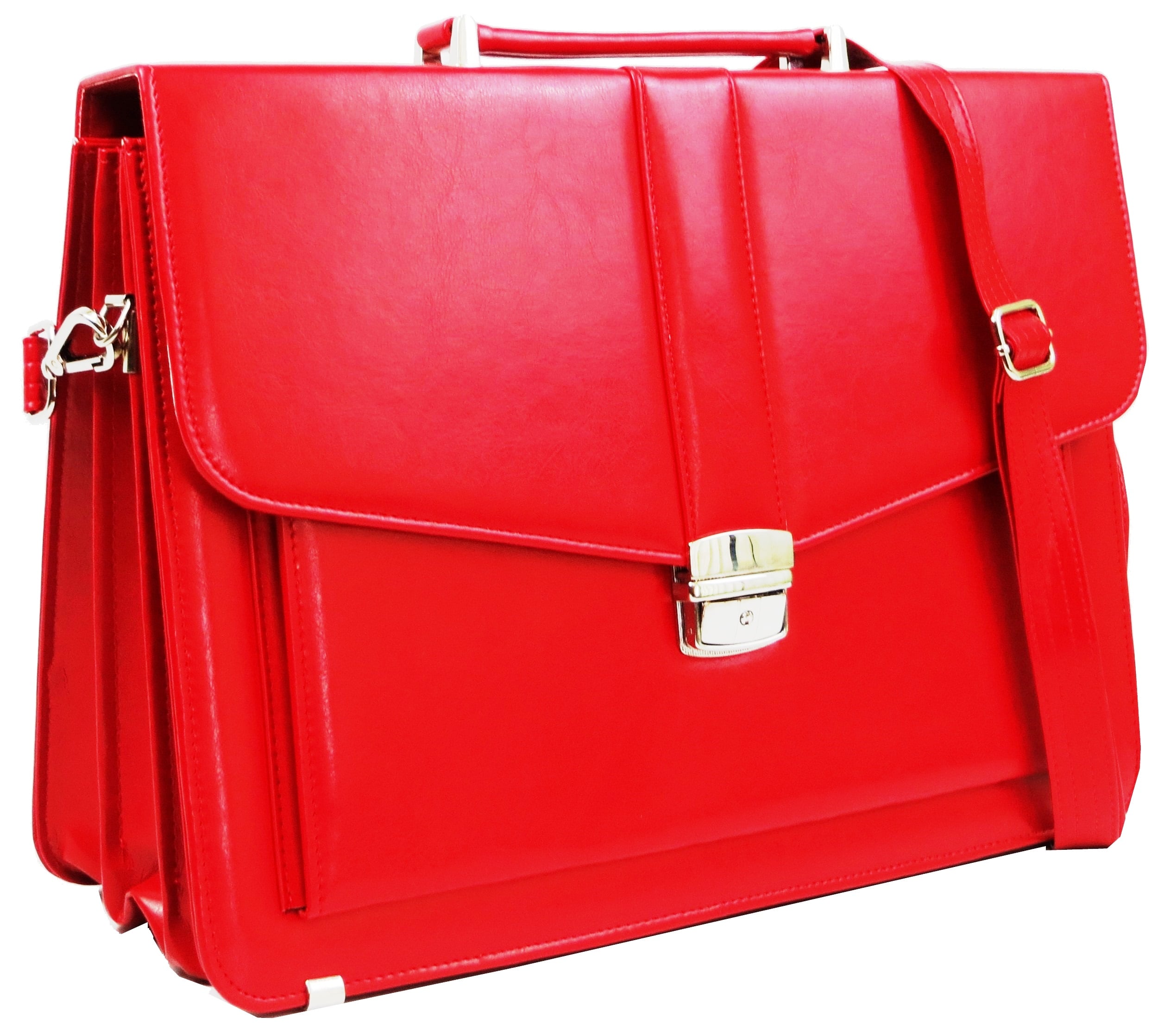 Портфель женский AMO деловой из искусственной кожи Красный (SST11 red)
