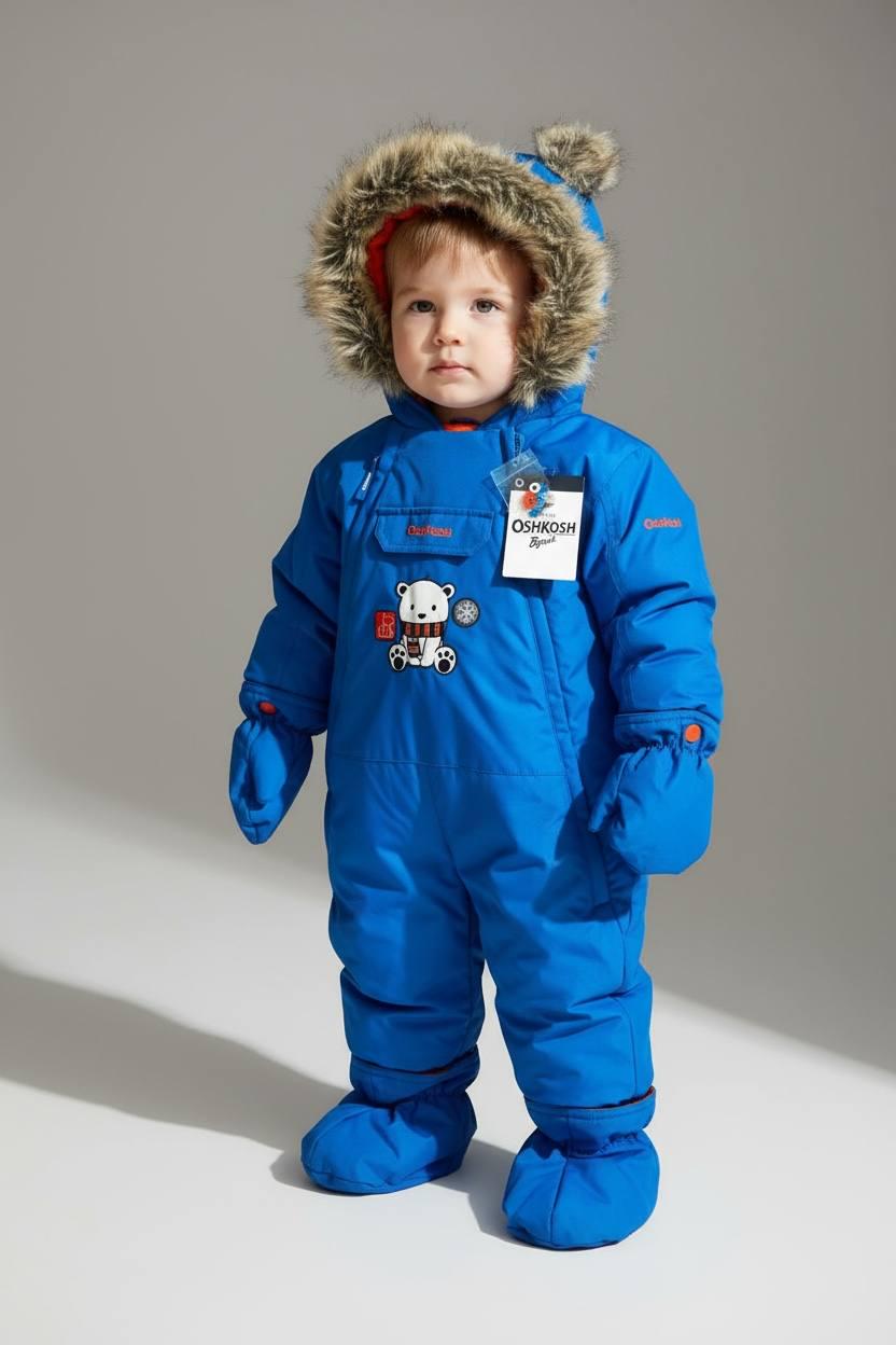 Комбінезон зимовий OshKosh 18 місяців 76-81 см Синій