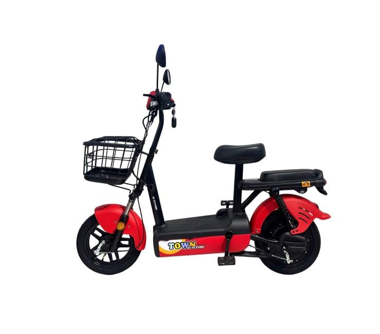 Электроскутер E-Titan Town 14" Red