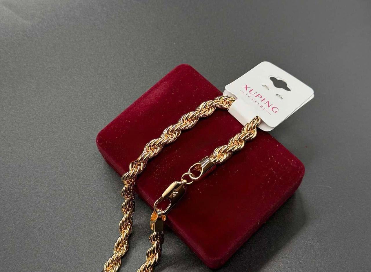 Ланцюжок Xuping гіпоалергенна 50 см Золотий (2903381015)