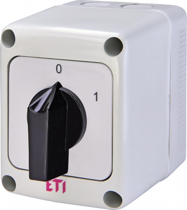 Перемикач пакетний ETI CS 16 90 PN 0-1 1Р 16А 400V в корпусі (4773154)