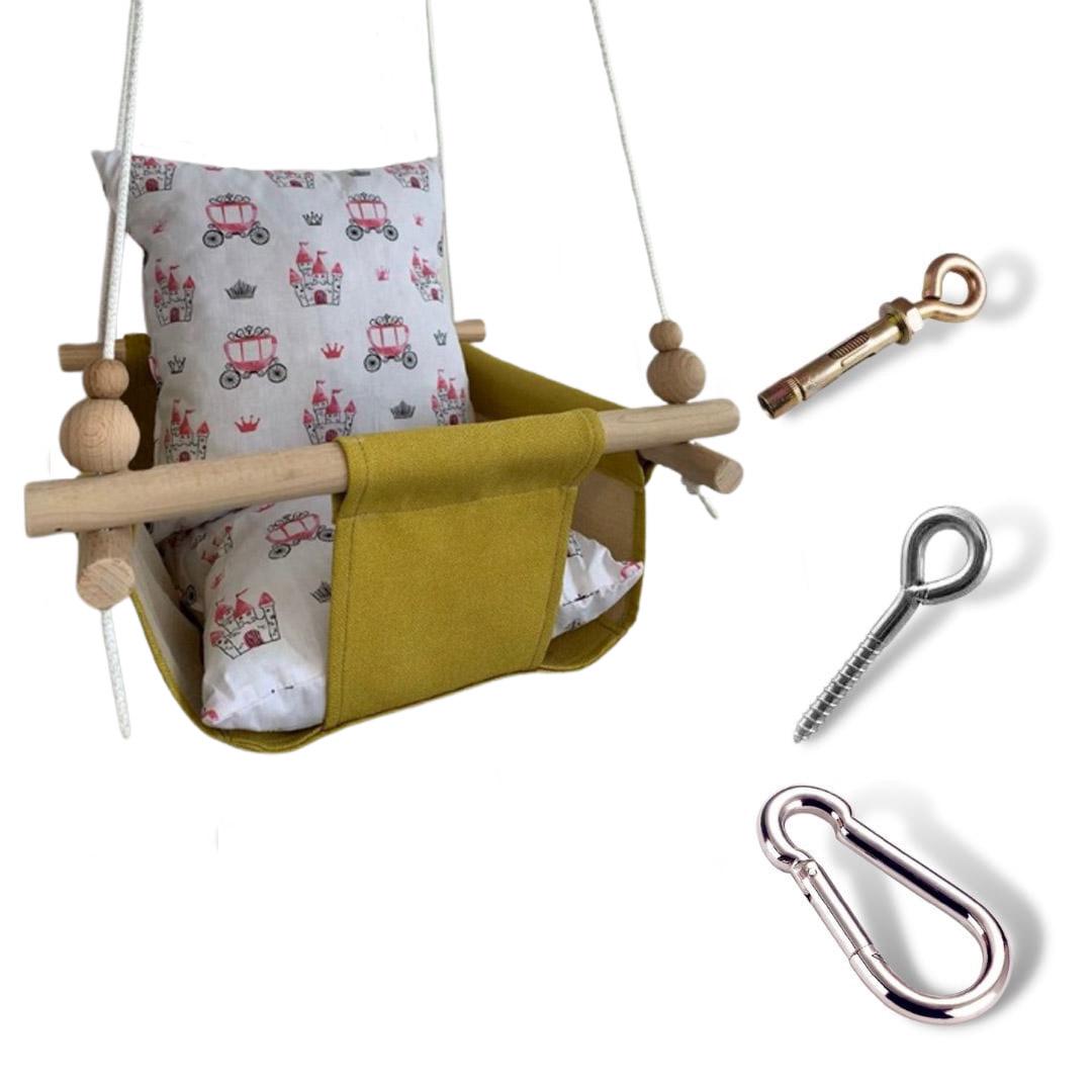 Дитяча гойдалка Infancy Карети Жовтий (10059806)