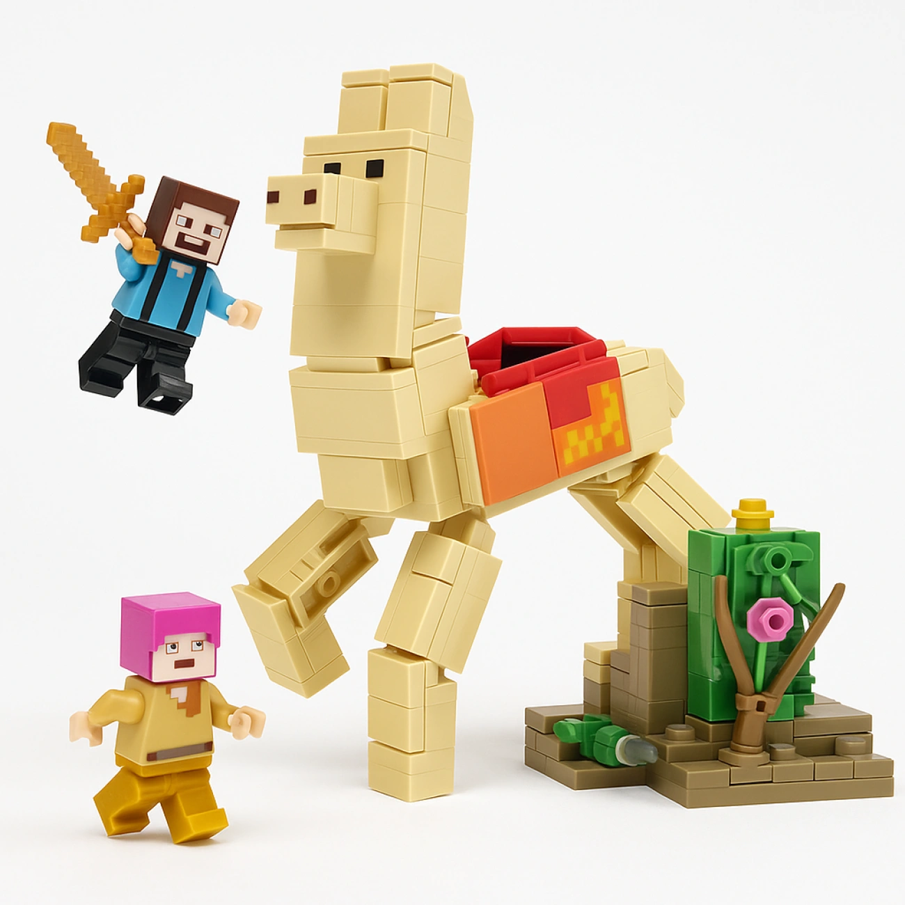 Конструктор детский в стиле Minecraft Лама в пустынной экспедиции MG1308C 321 дет. (29220673)