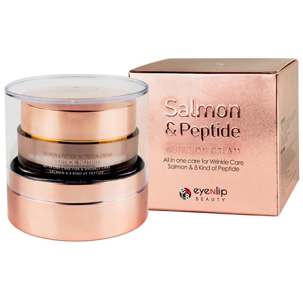 Крем для лица Eyenlip Salmon & Peptide Nutrition Cream с пептидами и лососем 50 г (8809555250098) - фото 2