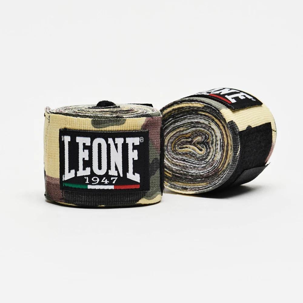 Бинти для боксу Leone AB705 4,5 м Green Mimetic (3019821118) Бинти для боксу Leone AB705 4,5 м Green Mimetic (3019821118)