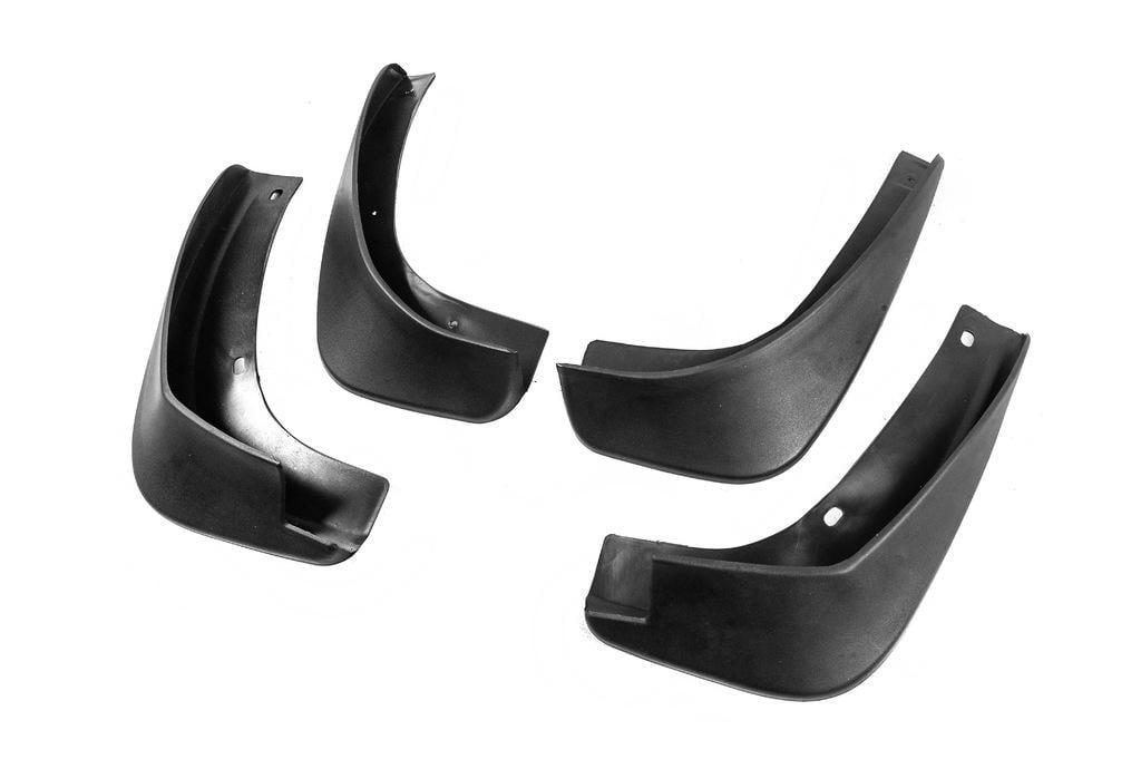 Брызговики Dongmart Premium V2 для Nissan Qashqai 2010-2014гг. резинопластик 4 шт. Черный (138393)