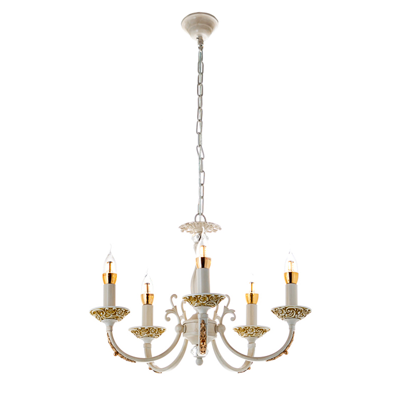 Люстра свечи подвесная Light House ES-15482/5 Белый