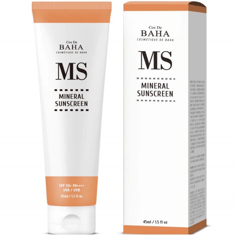 Крем мінеральний сонцезахисний Cos de BAHA Mineral Sunscreen SPF 50+ PA++++ 45 мл (8809240319123)