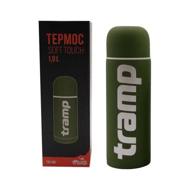 Термос питьевой TRAMP Soft Touch 1 л Хаки (UTRC-109-khaki) - фото 3