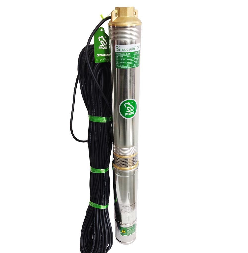 Насос для скважин Frog 4SDm2/8 центробежный 0,37 кВт 40 м (RS-FRS_011)