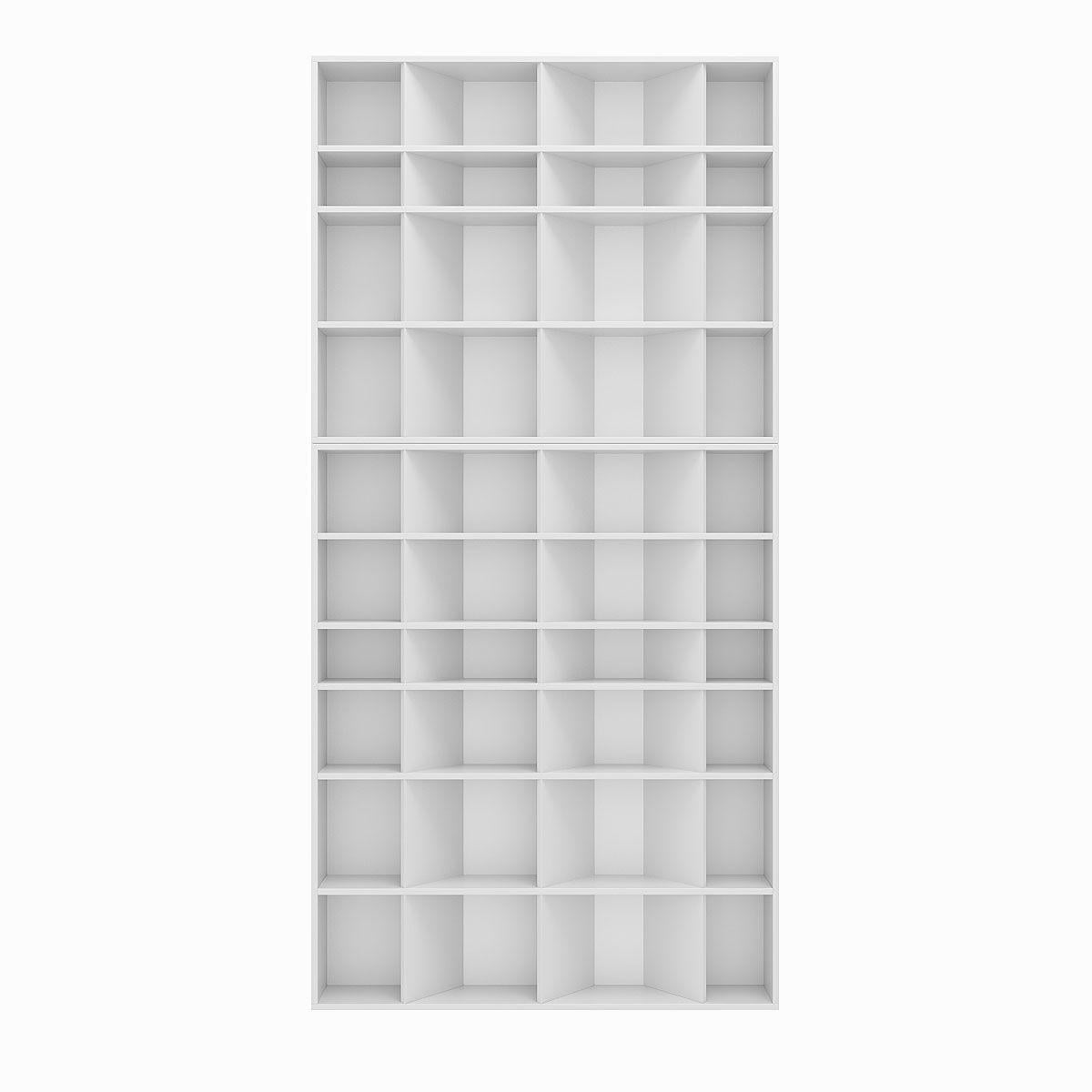 Стеллаж открытый 1/2 Light 1200x2460x160 мм Белый бриллиант (LT130100000001)