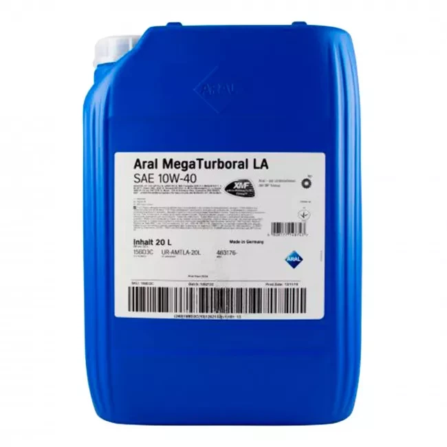 Моторное масло Aral MegaTurboral LA 10W-40 20 л (15BD3B)