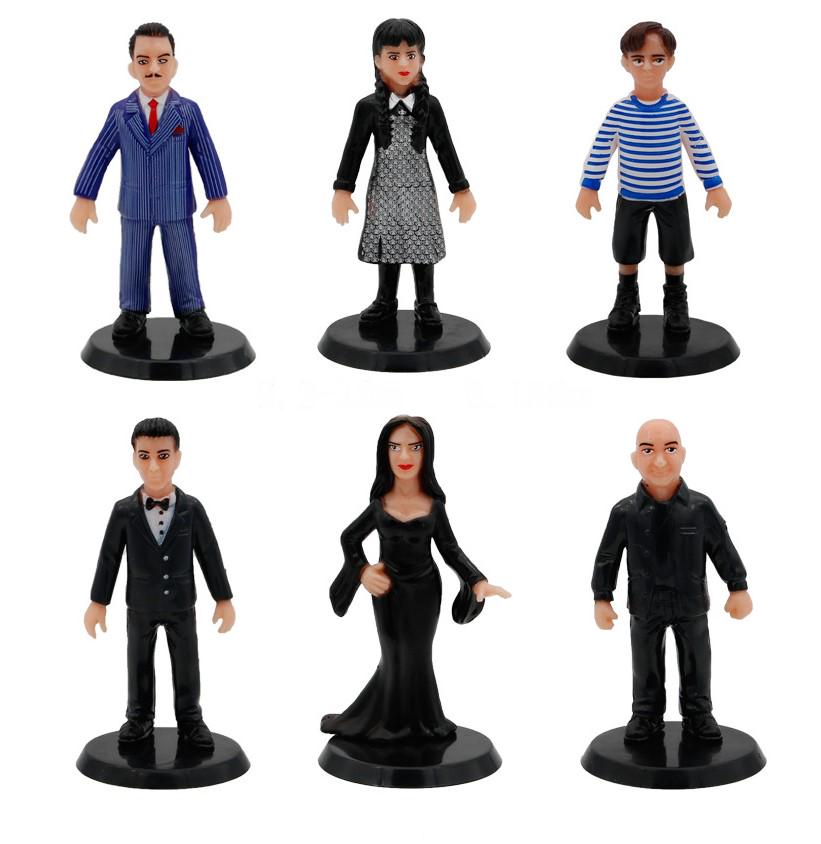 Набор фигурок The Addams Family Wednesday Addams 6 шт. 9-10 см