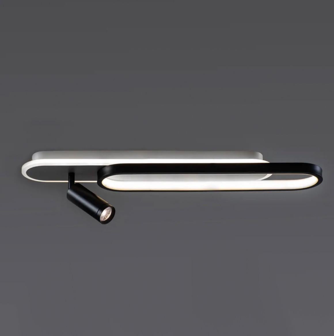 Люстра потолочная SY-7388/2 WH/BK LED