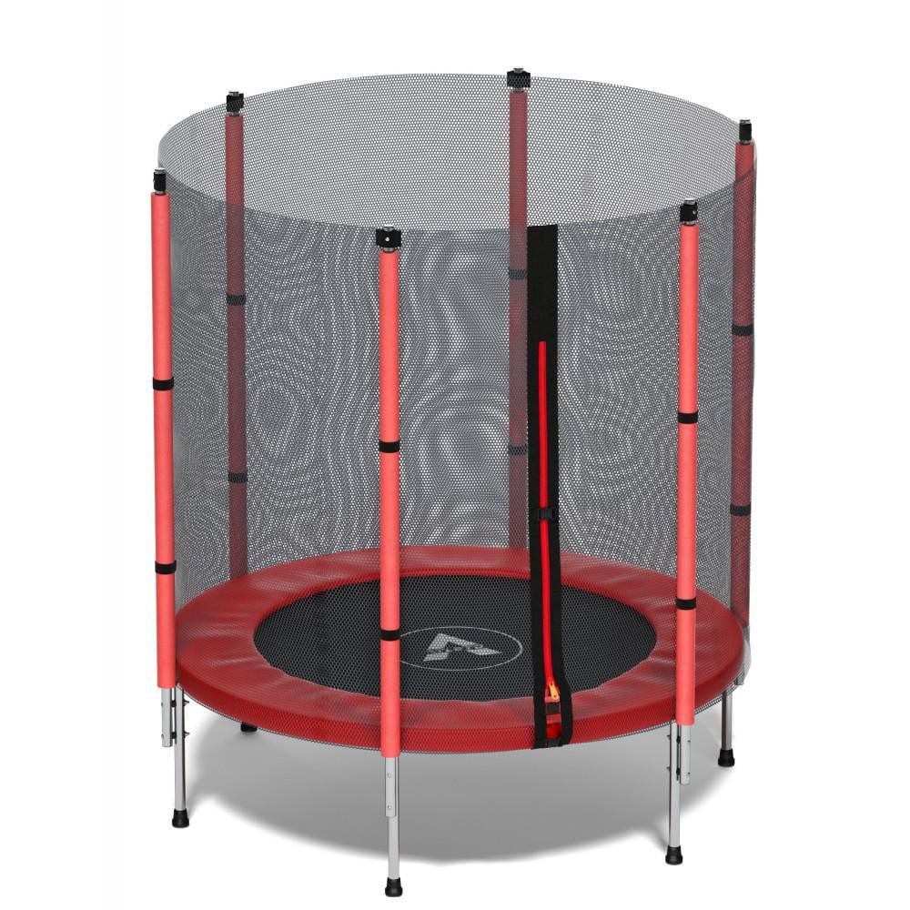 Батут детский Atleto с сеткой 140 см Красный (21000401) - фото 3 Батут детский Atleto с сеткой 140 см Красный (21000401) - фото 3