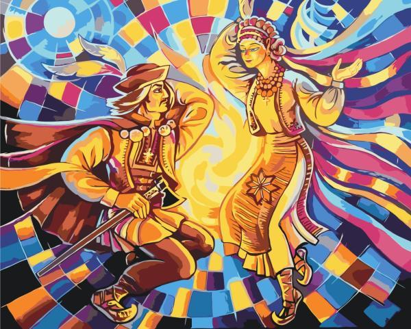 Картина по номерам Brushme Коломыйка 40х50 см в термопакете (BS53316) Картина по номерам Brushme Коломыйка 40х50 см в термопакете (BS53316)