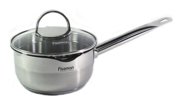 Ківш Fissman Callisto 1,5 л зі скляною перфорованої кришкою (FN-SS-5205)