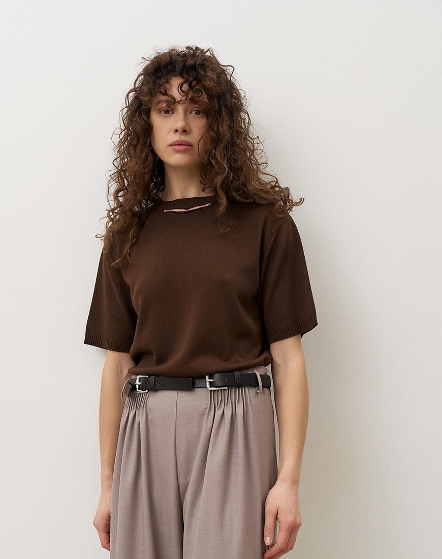 Футболка Ease жіноча SAVOUR коричнева One size Футболка Ease жіноча SAVOUR коричнева One size