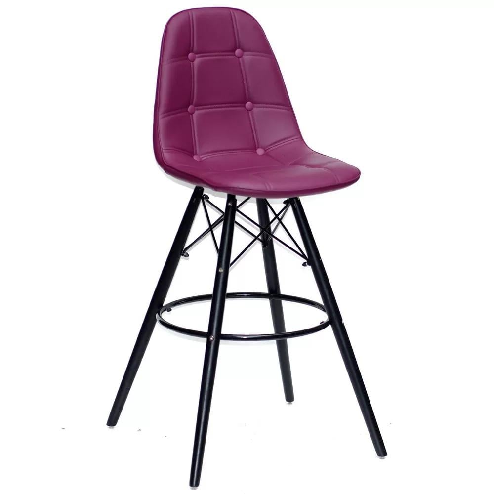 Барный стул EAMES SOFT Black Пурпурный (123281)