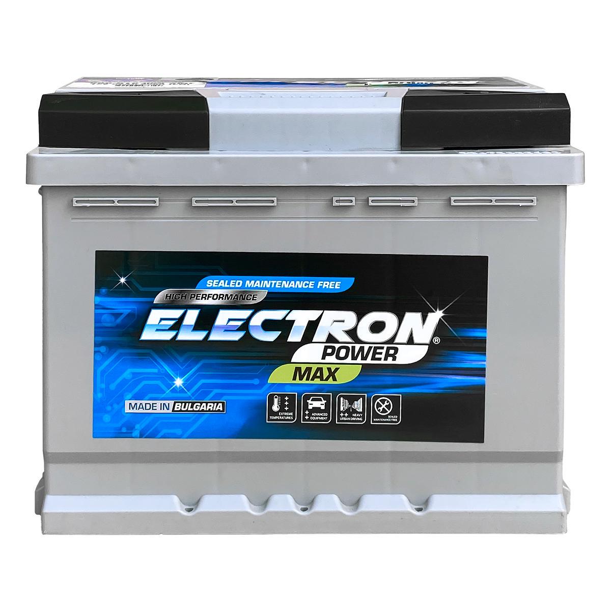 Аккумулятор автомобильный ELECTRON POWER MAX 563077063SMF 6СТ-63Ah АзЭ 630А (170609)