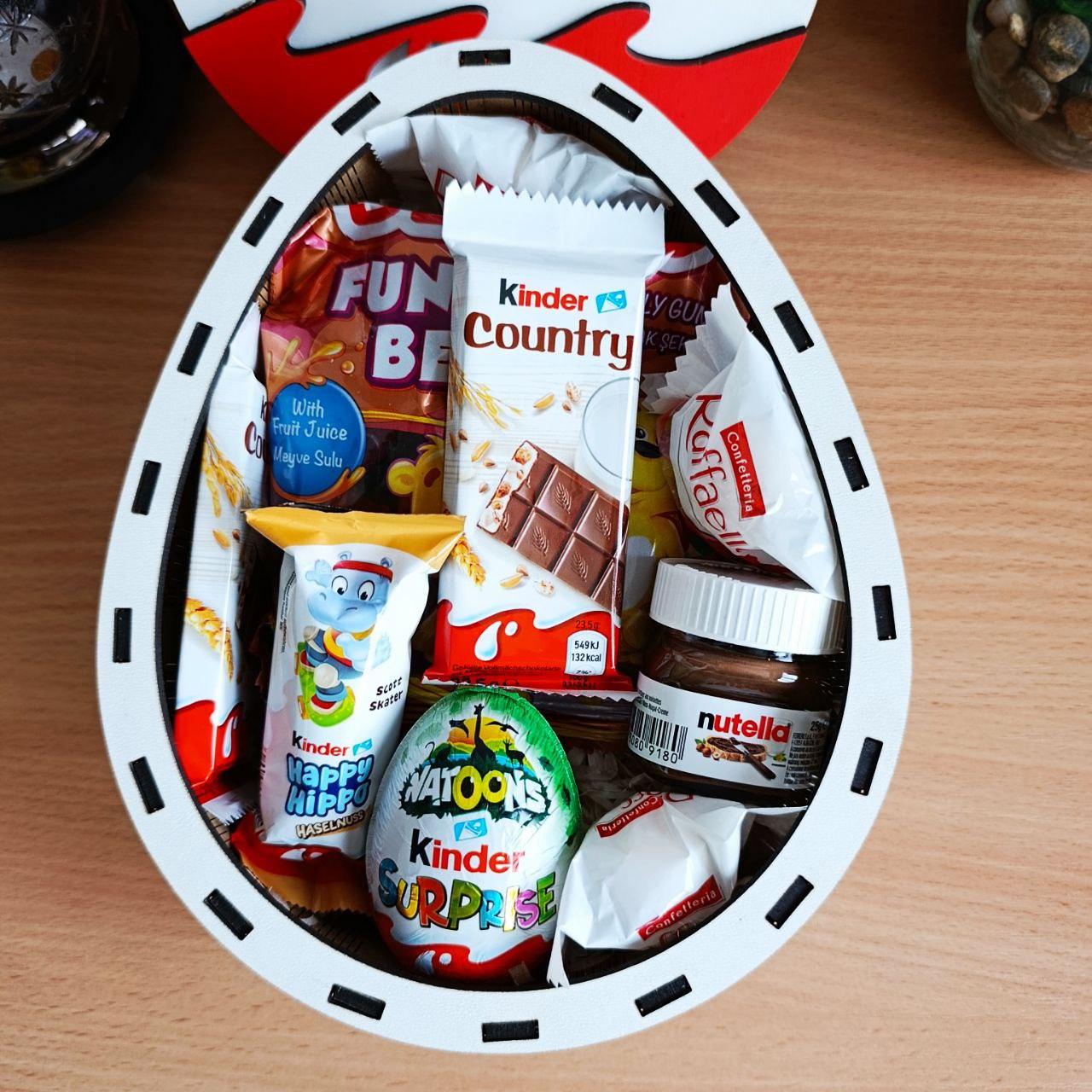 Бокс Киндер со сладостями для ребенка/девушки на день рождения/праздник (ar254)