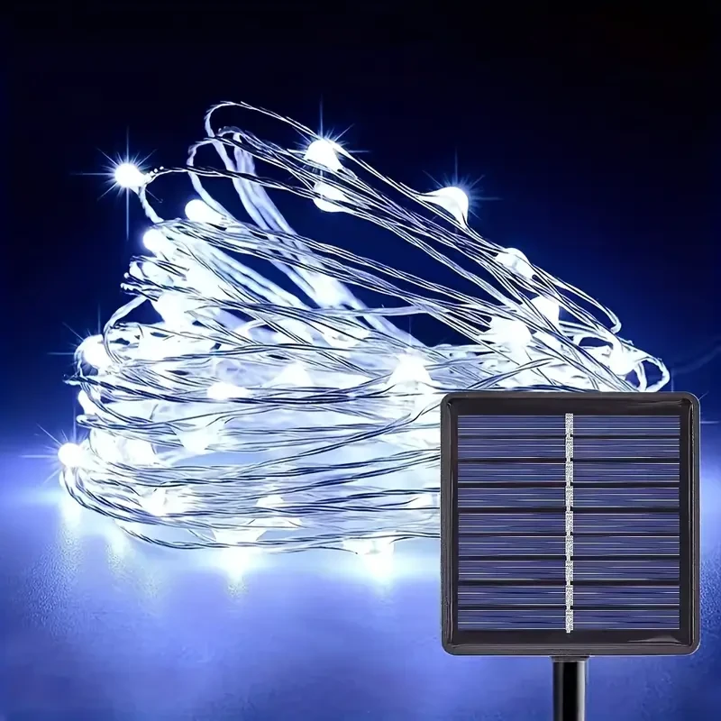 Гірлянда крапля роси SOLAR на сонячній батареї 200 LED 22 м - фото 2 Гірлянда крапля роси SOLAR на сонячній батареї 200 LED 22 м - фото 2