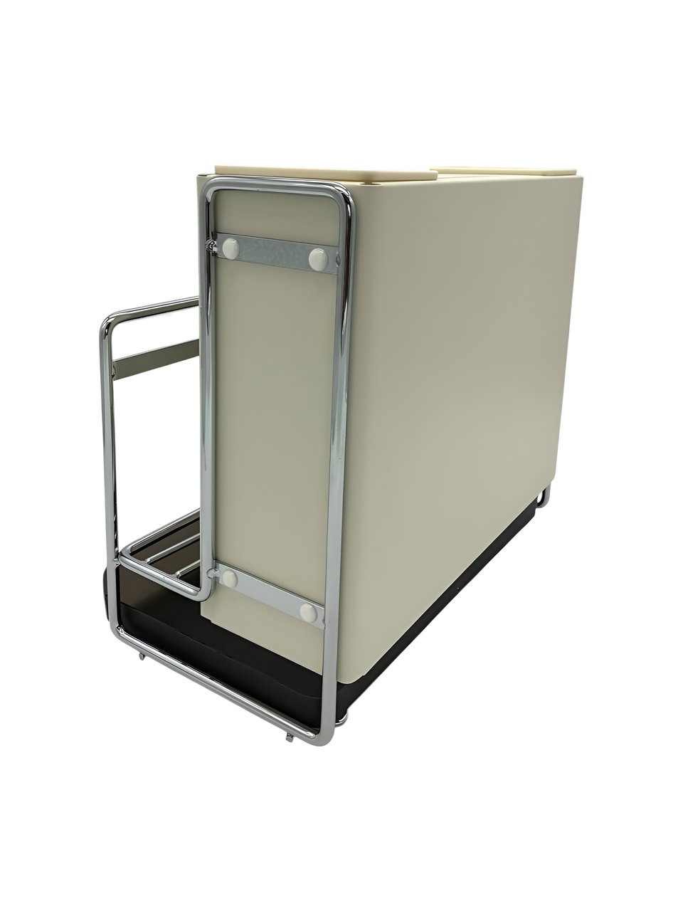 Підставка для ножів та кухонного приладдя металева Бежевий - фото 3