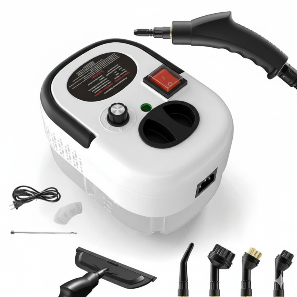 Пароочиститель ручной для дезинфекции с насадками для уборки (234577130) - фото 2