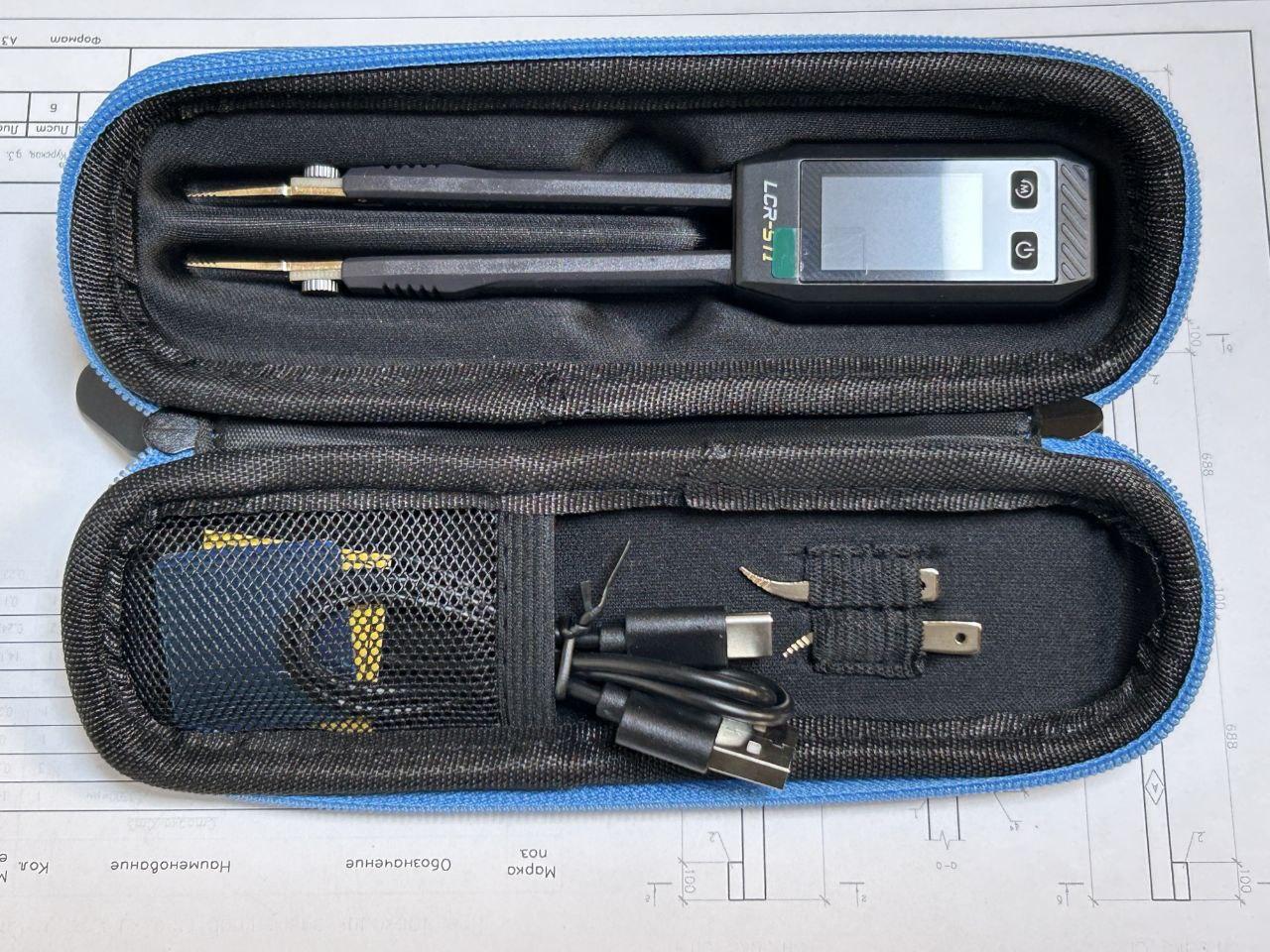 Пинцет измеритель компонентов (Fnirsi LCR-ST1)