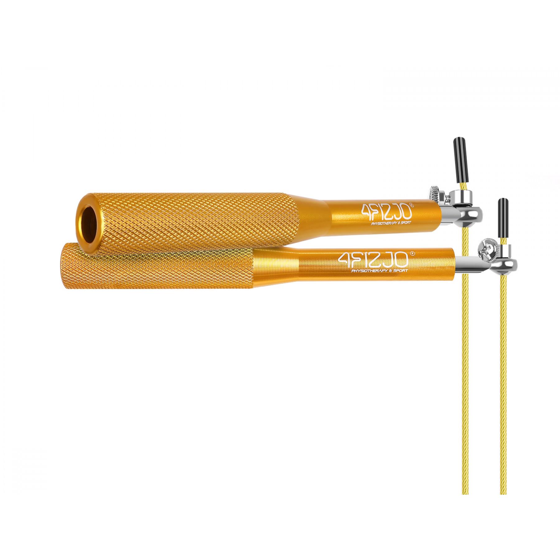 Скакалка для кросфіта 4fizjo Speed Rope 4FJ0185 швидкісна Gold - фото 6