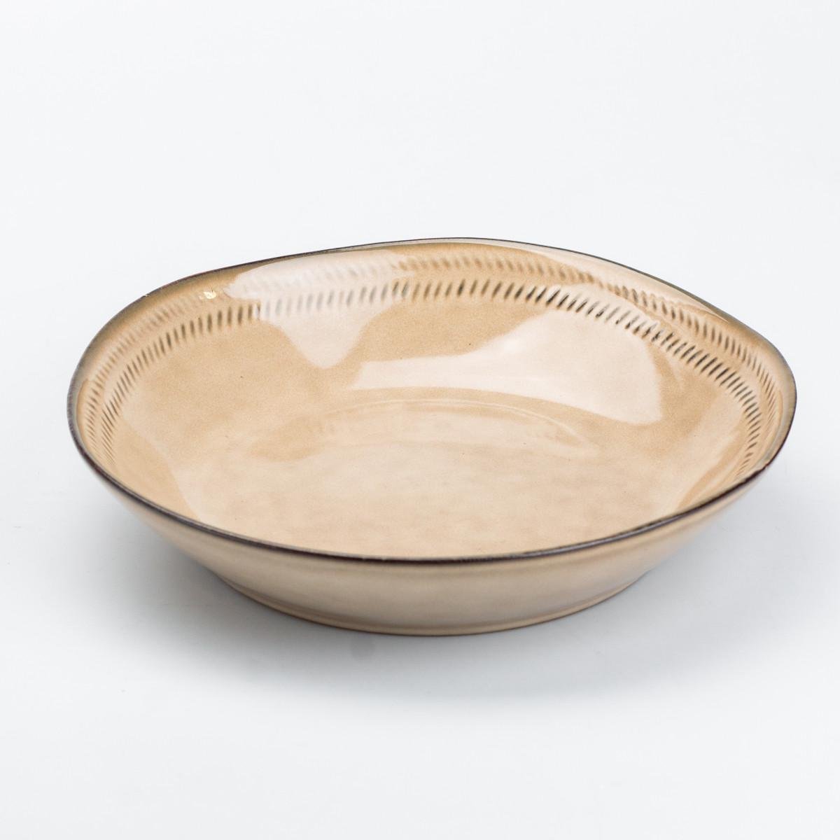 Тарілка супова керамічна 23 см Бежевий (4647) - фото 9 Тарілка супова керамічна 23 см Бежевий (4647) - фото 9