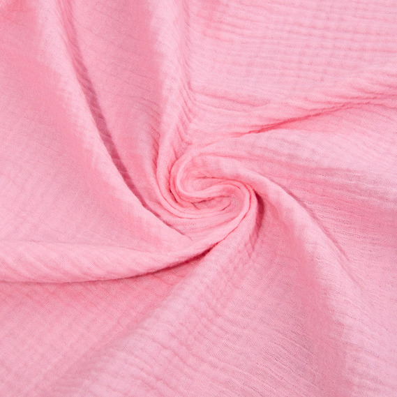 Ткань плательная IDEIA Муслин крэш 1,35 м Розовый (2200004224046)