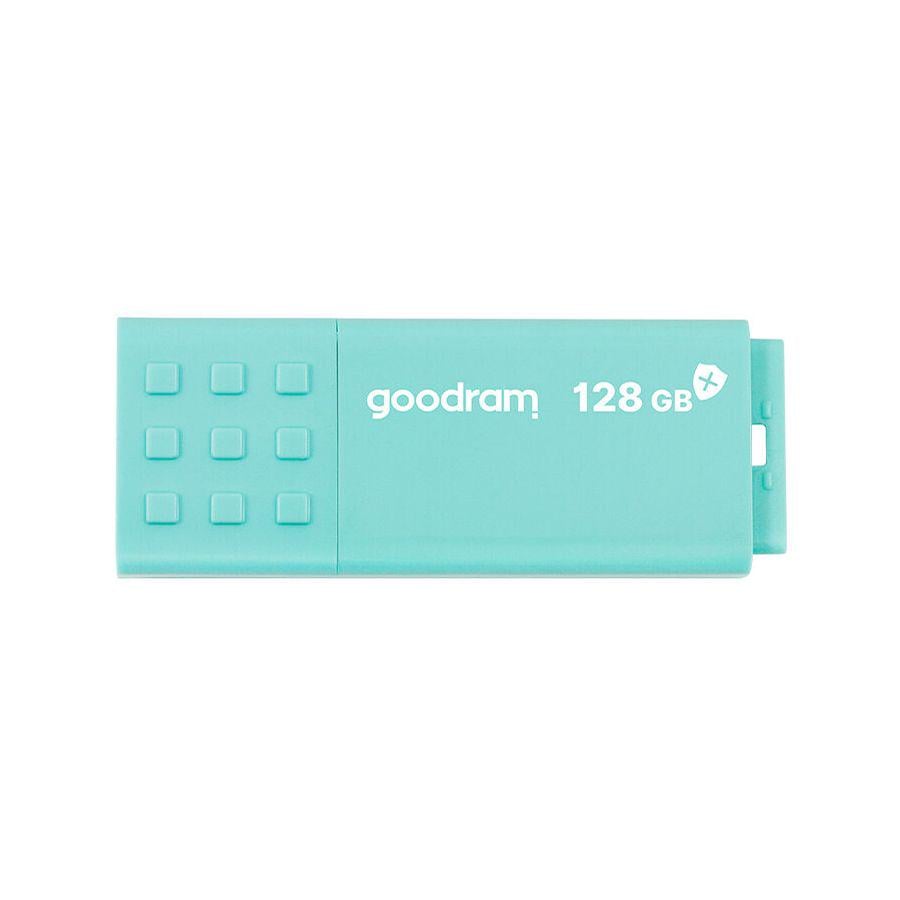 Флеш-память USB GoodRAM UME3 128 ГБ USB 3.0 с антибактериальным покрытием Бирюзовый (UME3-1280CRR11) Флеш-память USB GoodRAM UME3 128 ГБ USB 3.0 с антибактериальным покрытием Бирюзовый (UME3-1280CRR11)