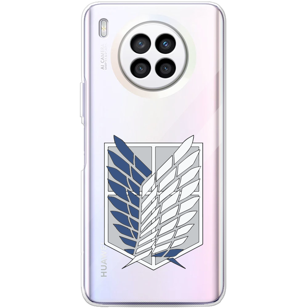 Чехол BoxFace Huawei Nova 8i Атака Титанов Крылья Свободы Прозрачный силикон (43692-bk88-43692)