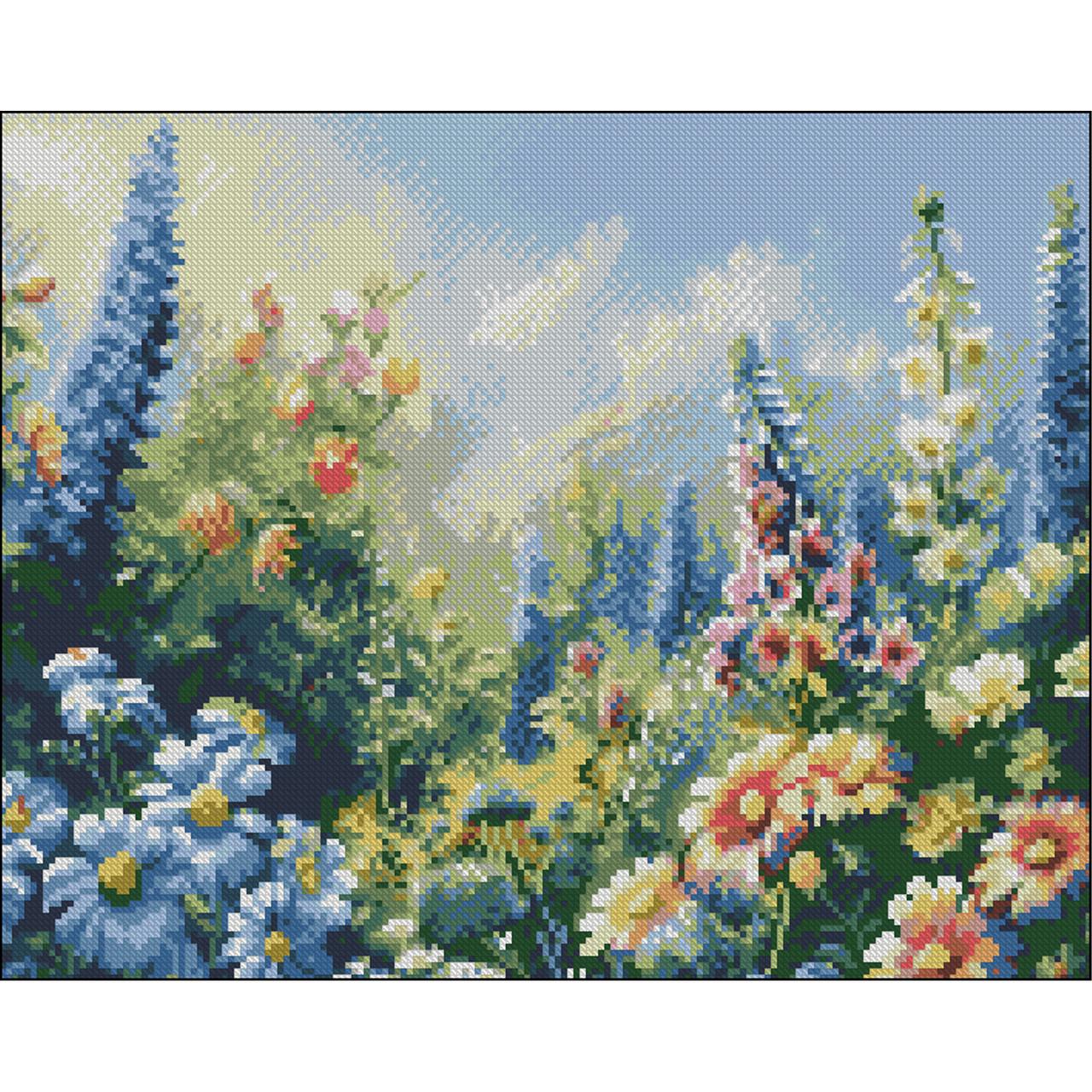 Алмазная мозаика Strateg Дивокрай без подрамника 40х50 см (ZAV4050-25)