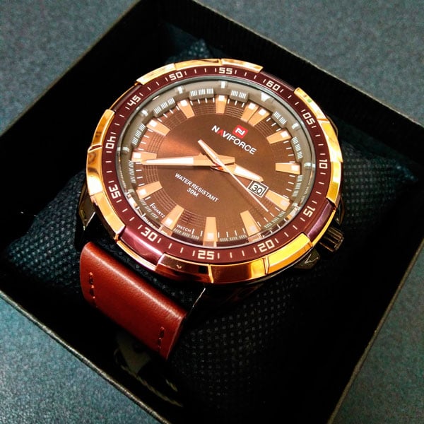Годинник наручний чоловічий Naviforce Advanter Brown (1064) - фото 10 Годинник наручний чоловічий Naviforce Advanter Brown (1064) - фото 10